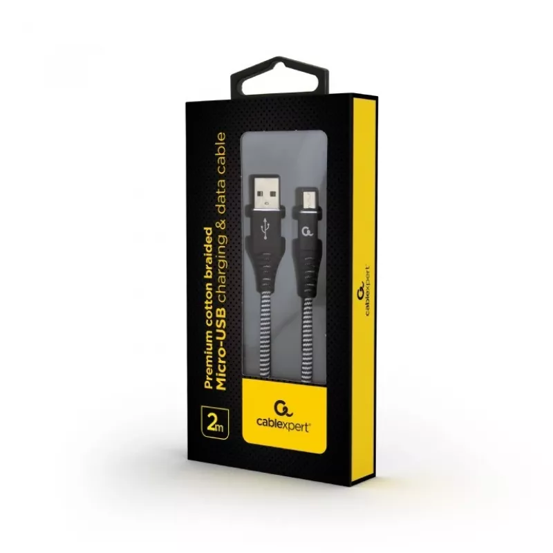 Cabo USB Cablexpert CC-USB2B-AMMBM-2M-BW