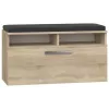 Organizador de sapatos fechado Top e Shop RIVA SZAFKA SONOMA — acabamento carvalho, 850×460 mm, aglomerado de 16 mm