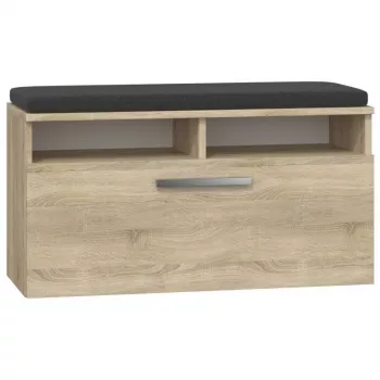 Organizador de sapatos fechado Top e Shop RIVA SZAFKA SONOMA — acabamento carvalho, 850×460 mm, aglomerado de 16 mm