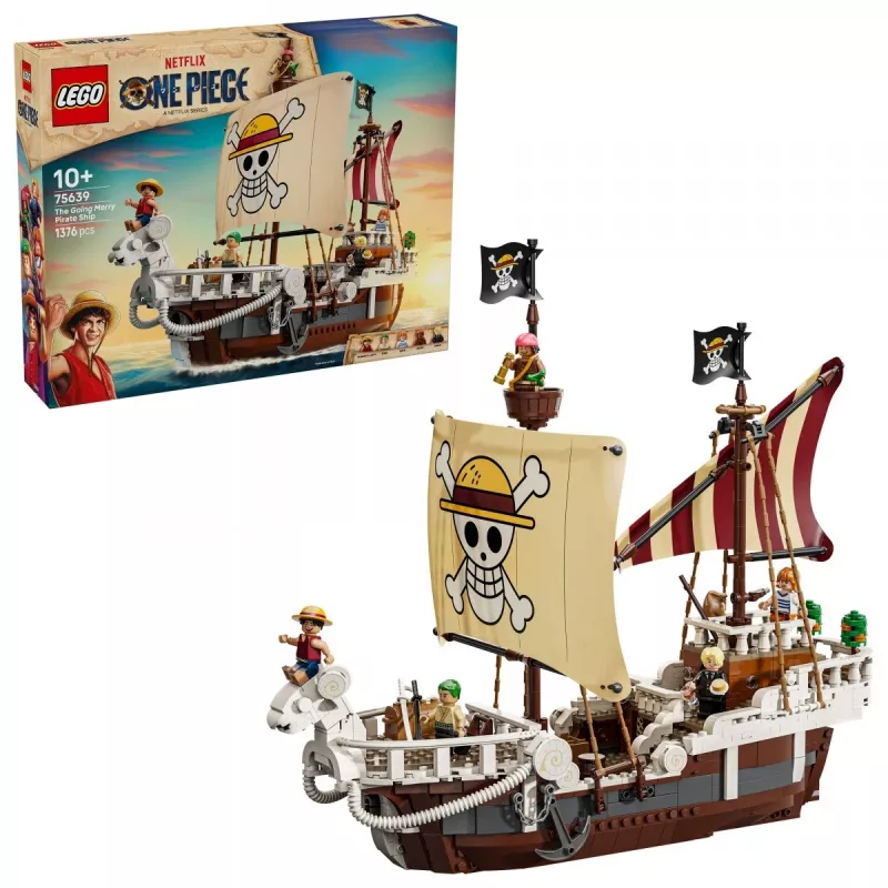 Conjunto LEGO The Going Merry navio pirata 75639 — modelo em peças One Piece