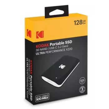 SSD Kodak 128 GB portátil 2,5