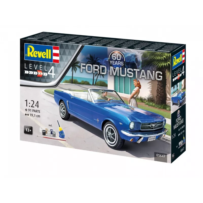 60th Anniversary Ford Mustang 1/24 Conjunto de presente