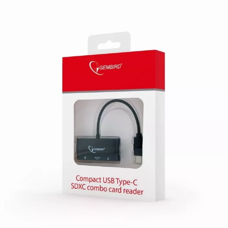 Leitor de cartões USB-C SDXC/Combo/preto