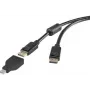 Cabo DisplayPort para Mini DisplayPort Renkforce 3 m – 1x ficha DisplayPort macho para 1x ficha Mini DisplayPort macho