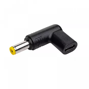 Akyga AK-ND-C01 adaptador de carregamento USB-C para DC 5,5 x 2,5 mm para portáteis, 18,5-20 V, 100 W