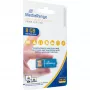 USB Nano 8 GB, pen drive azul, USB-A 2.0, com função de clipe