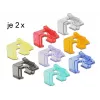 Clipe de cabo DeLOCK 86420 RJ45 multicolor 16 unid.