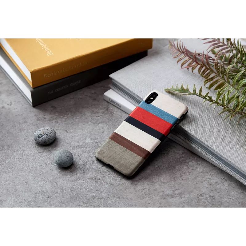 Capa para smartphone man and wood para iPhone X/XS — Corallina White
