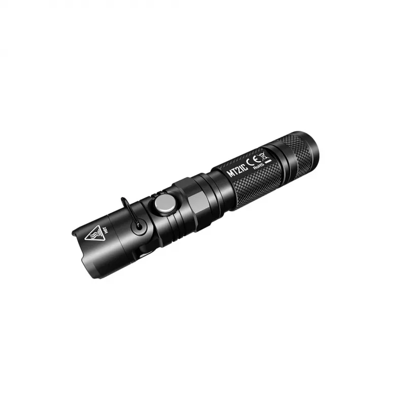 Lanterna de mão Nitecore MT21C, 1000 lm, 131 mm, 103,5 g, aceita 18650 ou CR123, preta
