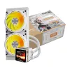 Refrigeração líquida de CPU Darkflash DE240 (branca) – radiador de 240 mm, circuito AIO fechado