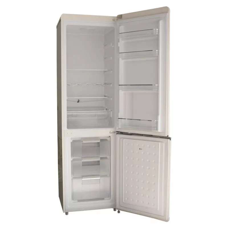 Combinado de frigorífico e congelador retro Ravanson LKK-250RC