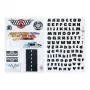 Autocolantes de parede Paladone Hot Wheels Personalisation PP13745HW — autocolantes decorativos autoadesivos para quartos de criança