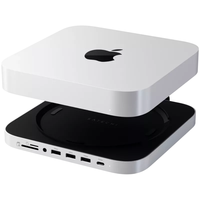 Docking para portátil Satechi ST-GMMSHS com fio USB 3.2 Gen 2 Type-C branco