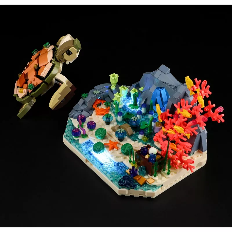 Lumibricks Turtle Reef Dream Conjunto de construção