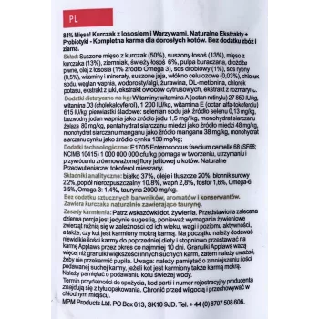 Applaws Comida seca para gatos Adult Frango & Salmão, 7,5 kg, 36,5% proteína, 16% gordura, sem glúten e sem soja