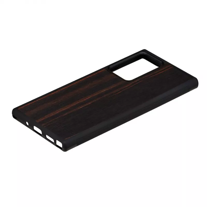 Capa protetora Man and Wood para Samsung Galaxy Note 20 Ultra — Ebony preta