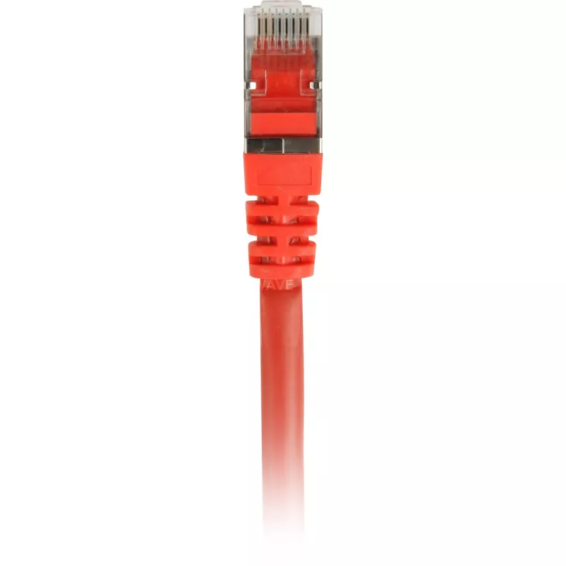 Cabo de rede Sharkoon Patch SFTP RJ-45 Cat.7a 1 m Vermelho