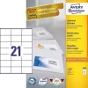 Etiquetas autoadesivas retangulares Avery 3481 permanente branco 2100 unid.