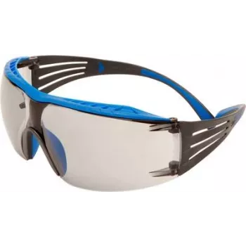 3M SF407XSGAF-BLU óculos de segurança óculos de proteção plástico, policarbonato azul, cinzento