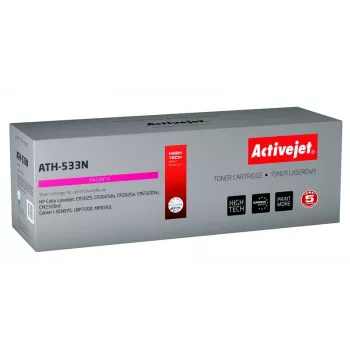 Toner Activejet ATH-533N (substituto do HP 304A CC533A, Canon CRG-718M; Supreme; 3200 páginas; magenta)