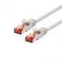 Cabo de rede LOGON TCF66F015I RJ-45 Cat6a 1,5 m marfim