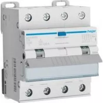 HAGER ADX466D Interruptor diferencial 4P 10kA C-16A 30mA A (ADX466D)