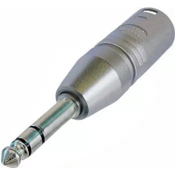 Neutrik NA3MP - Adaptador de áudio - XLR3 (M) para ficha jack estéreo (M) (NA3MP)