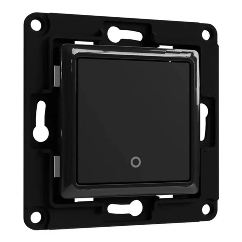 Interruptor de luz Shelly Wall Switch 1 preto