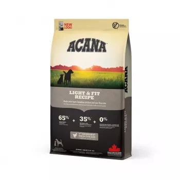 ACANA Dog Light & Fit Recipe - Comida seca para cães - 11,4 kg