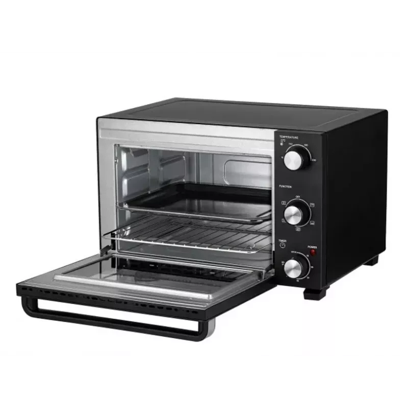 Mini-forno elétrico compacto MPM MPE-16/T — 35 L, 1500 W, convecção, temporizador, porta de vidro