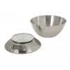 Balança de cozinha eletrónica Adler AD 3134 aço inoxidável redonda