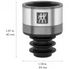 Bomba de conservação de vinho ZWILLING Fresh & Save 36802-000-0 — cinzento, plástico, 40 mm de altura, 3 cm de diâmetro