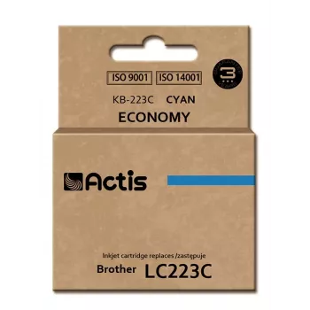 Tinta Actis KB-223C (substituto do Brother LC223C; Standard; 10 ml; ciano)