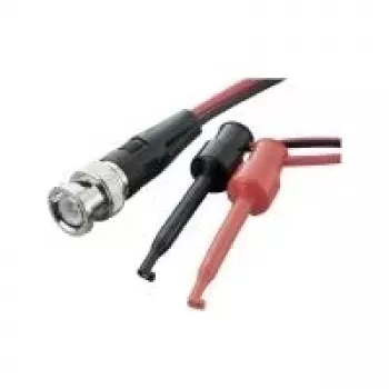 Voltcraft BNC-Messleitung [ficha BNC - pinças de garra] 0,8 m preto, vermelho BNC-2 x sonda de medição IC-Clip (KC300I)