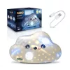 Luz de noite LED para cama neno COSMO – portátil, silicone, recarregável, 3 níveis de luminosidade, branco, a pilhas