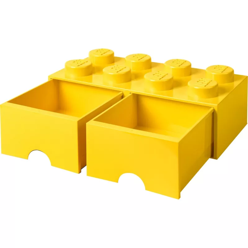 Gaveta de arrumação LEGO Brick 8 — amarelo (modelo 40061732) gaveta de arrumação para peças e componentes pequenos