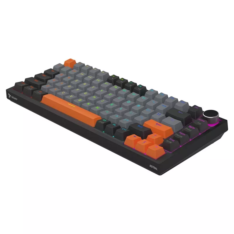 Savio ASTRAL BLACK JADE 3 COLOURS Teclado Gaming USB QWERTY US International