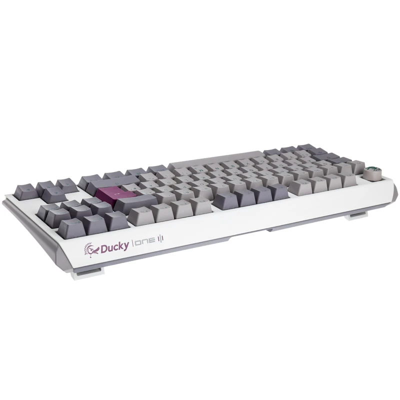 Teclado Ducky One 3 TKL Gaming USB Prateado
