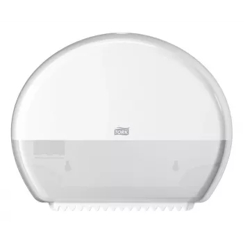 Dispensador de toalhas de papel Tork Mini Jumbo Roll 132×345×275 mm, branco, MPN 555000