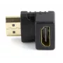 Adaptador HDMI GEMBIRD A-HDMI90-FML, HDMI para HDMI, adaptador em ângulo reto 90°, preto