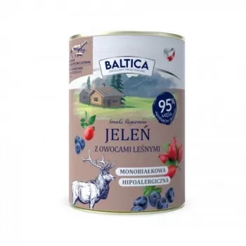 BALTICA Aromas Regionais Veado com Frutos Silvestres - Comida húmida para cães - 400g