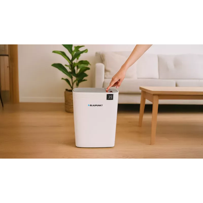 Desumidificador BLAUPUNKT ADH801 — 20 l/dia (máx. 36 l/24h), depósito de 4,2 l, 600 W, R290, visor LED