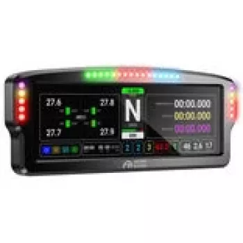 Dashboard Ascher Racing, ecrã tátil LCD 7,85” polegadas, 26 LEDs RGB - preto (76080089)