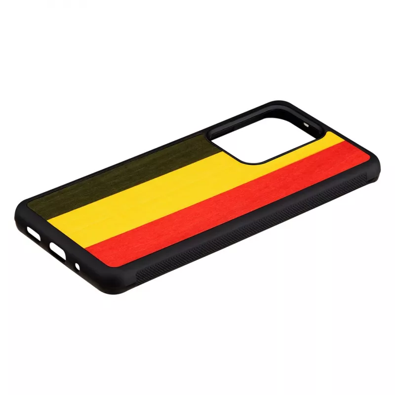 Capa para telemóvel Man and Wood para Samsung Galaxy S20 Ultra — reggae preto