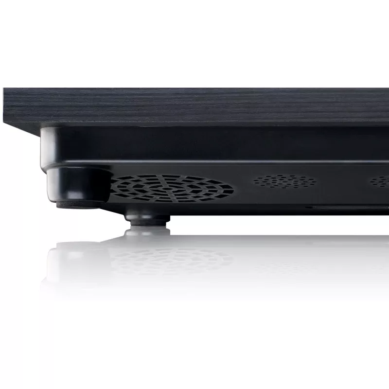 Lenco LS-10BK gira-discos com altifalantes integrados, preto/madeira
