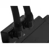 Racor roscado Alphacool HF TPV metal - 90° rotativo 12,7/7,6 mm - preto (17455)
