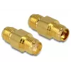 DeLOCK - Adaptador de antena - SMA (F) - SMA (F) (88478)