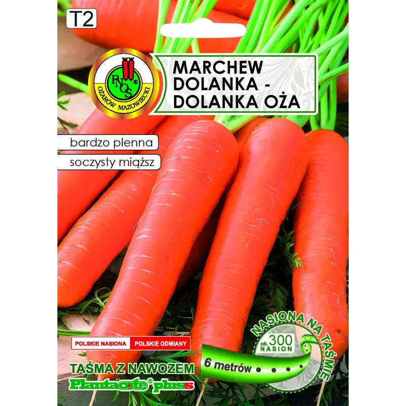 PNOS cenoura comestível Dolanka sementes em fita, 6 m