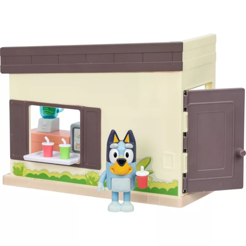 Conjunto de figuras Bluey Mini Juice Shop