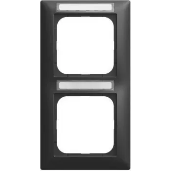 BUSCH JAEGER BJ 1722 NS-915 Moldura com janela de visualização vertical 2 vias (2CKA001754A4939)